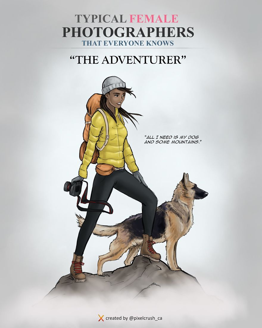 Photographer-Stereotypes-Illustrations-Pixelcrush