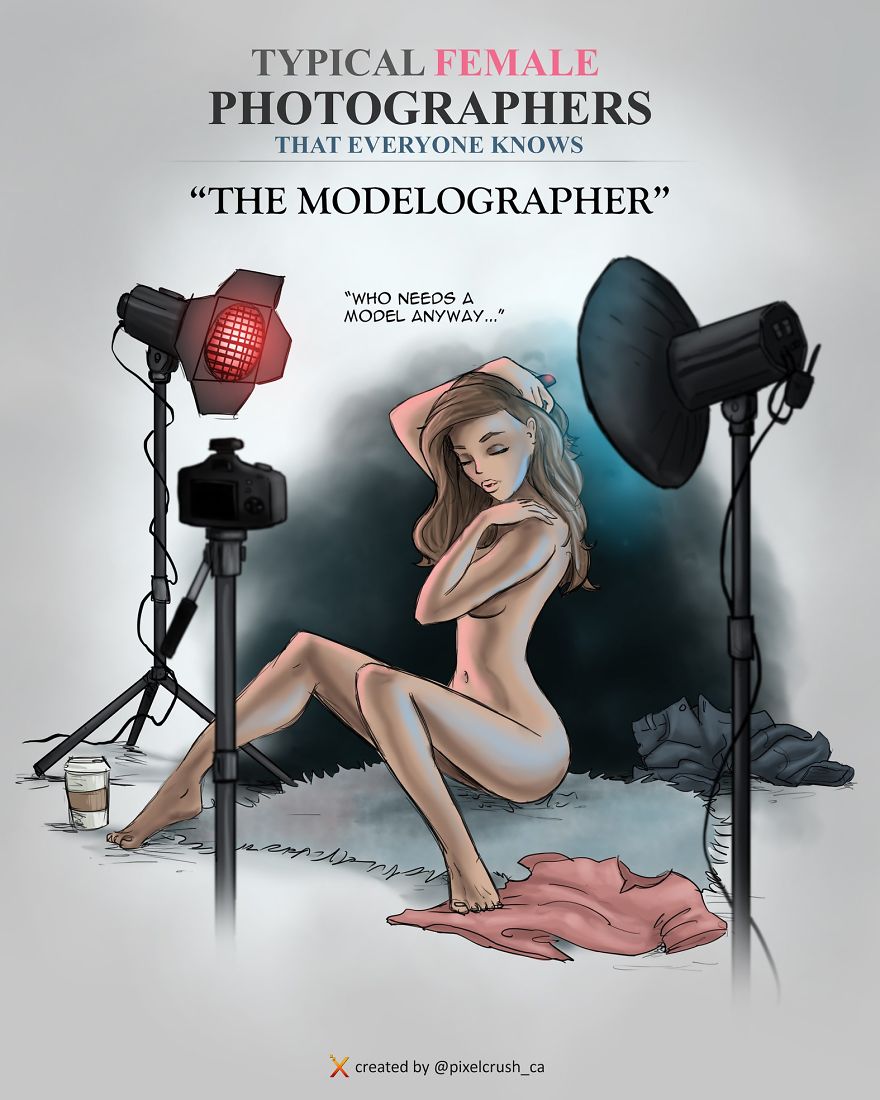 Photographer-Stereotypes-Illustrations-Pixelcrush