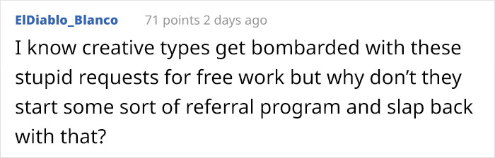 Photographer Shows How Absurd People Asking For Free Pics Are With An Ad Asking For Other Services For Free