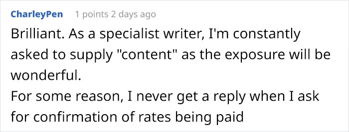 Photographer Shows How Absurd People Asking For Free Pics Are With An Ad Asking For Other Services For Free Photographer Shows How Absurd People Asking For Free Pics Are With An Ad Asking For Other Services For Free
