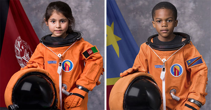 Kids From All Over The World Are Turned Into Astronauts In This Powerful Photography Project
