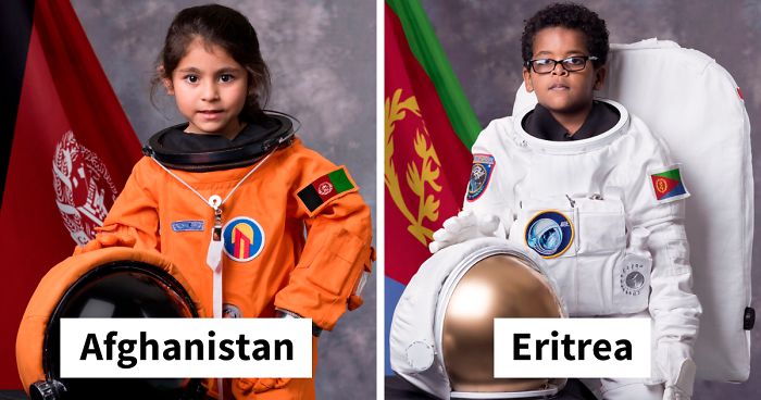 Kids From All Over The World Are Turned Into Astronauts In This Powerful Photography Project