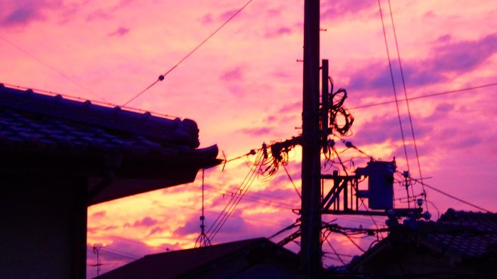 People In Japan Were Admiring The Incredibly Purple Sky, But It's A Sign Of A Typhoon