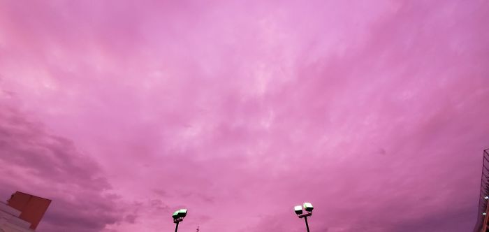 People In Japan Were Admiring The Incredibly Purple Sky, But It's A Sign Of A Typhoon