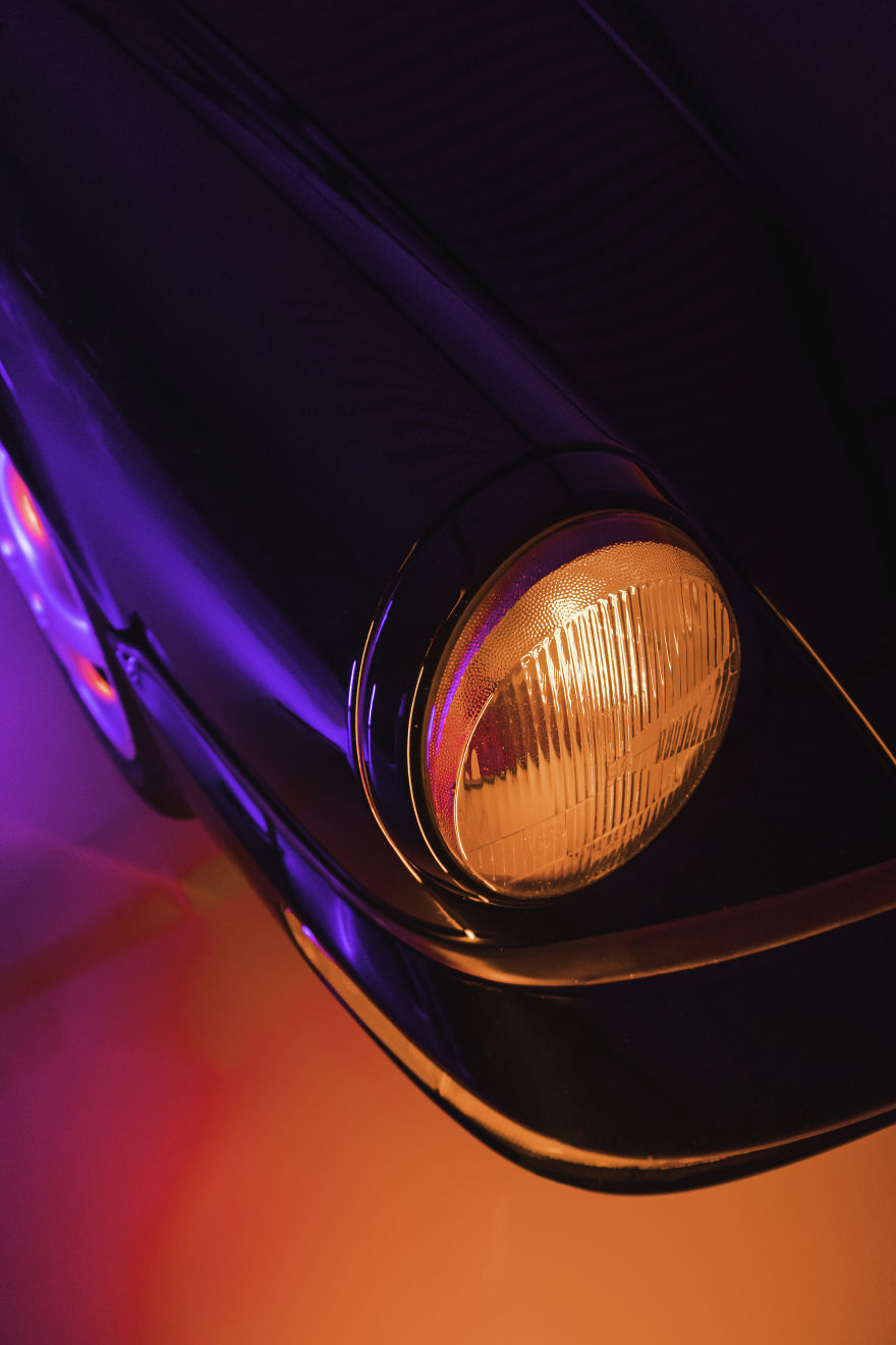 'neon' Porsche Shoot Inspired By 'Drive'