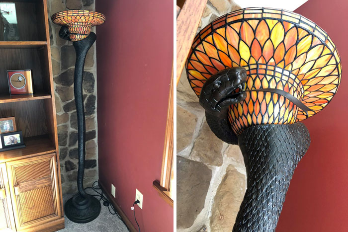 Floor Snake Lamp