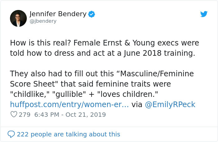 Someone Leaks 'Leadership Training' Material From A Seminar Held By Ernst & Young And It Just Reeks Of Sexism Someone Leaks 'Leadership Training' Material From A Seminar Held By Ernst & Young And It Just Reeks Of Sexism