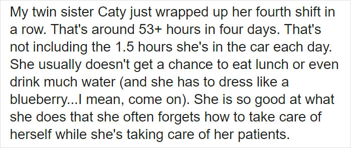 'She's Gonna Kill Me For This Pic': Sister Reveals The Gritty Details Of Her Twin&rsquo;s Life As A Nurse