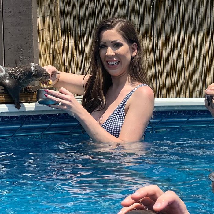 Adults Can Swim With Tiny Otters At This Animal Preserve, And The Photos Are Adorable Adults Can Swim With Tiny Otters At This Animal Preserve, And The Photos Are Adorable