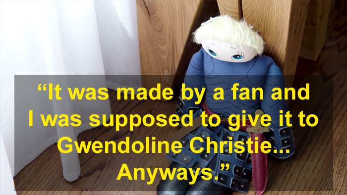 'Jaime Lannister' Has A Lovely Doll Of Brienne Of Tarth At Home, And It's As Sweet As It Sounds