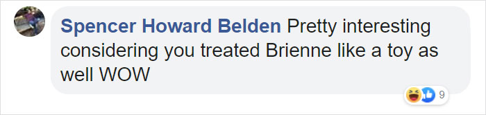 'Jaime Lannister' Has A Lovely Doll Of Brienne Of Tarth At Home, And It's As Sweet As It Sounds