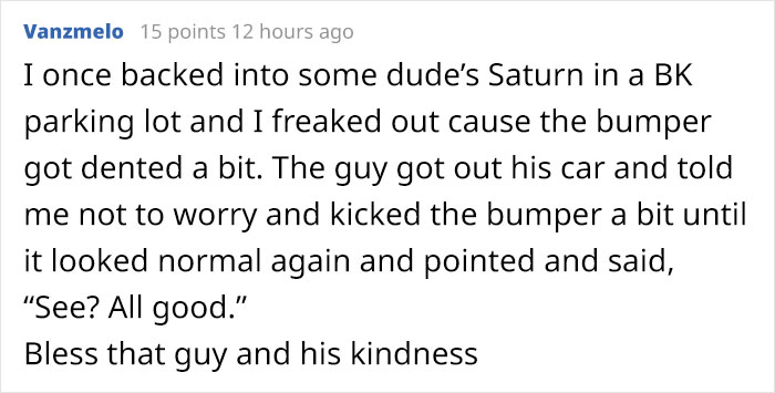"I Made A Scrape On a Stranger&rsquo;s Tail Light While Parallel Parking Yesterday. Today I Got This Text"