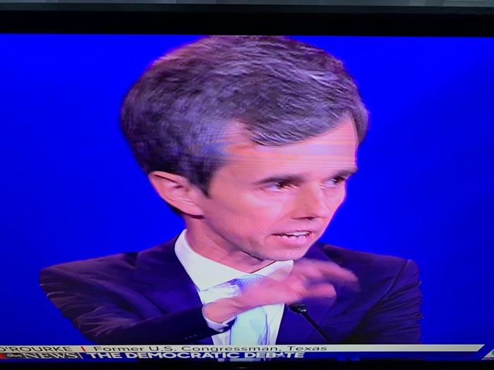 "Putting Your Phone Near The Top Of Your TV And Tilting It Down Turns The Candidates Into Debating Big Brains"