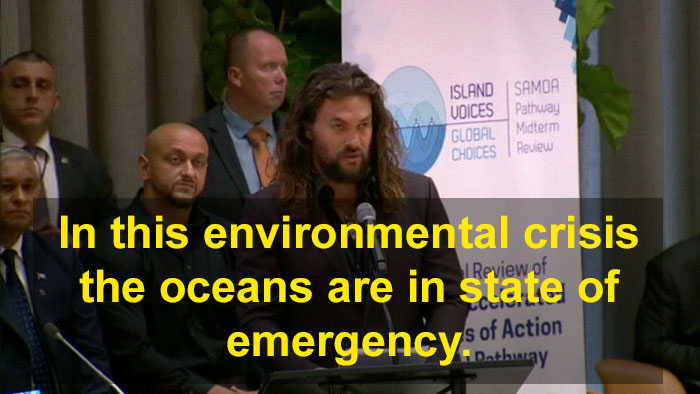 Jason Momoa Shames Humanity And Calls It A Disease At The UN Climate Summit, Now Some Say He Went Too Far
