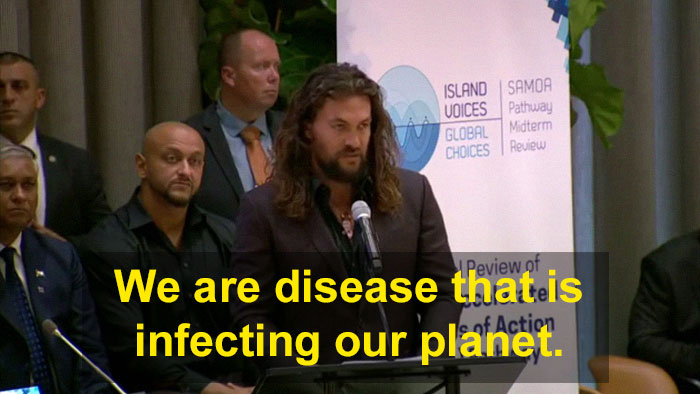 Jason Momoa Shames Humanity And Calls It A Disease At The UN Climate Summit, Now Some Say He Went Too Far Jason Momoa Shames Humanity And Calls It A Disease At The UN Climate Summit, Now Some Say He Went Too Far