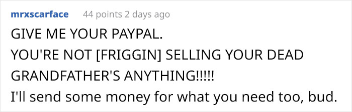 Guy Tries Selling His Grandfather's Tools To Pay For Mom's Cancer Treatment, People Don't Let Him