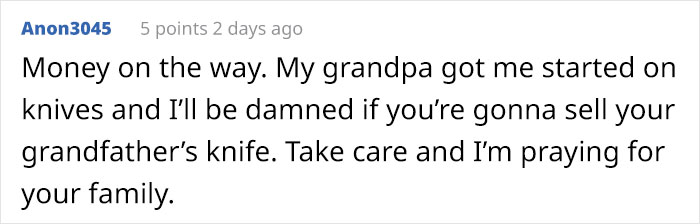 Guy Tries Selling His Grandfather's Tools To Pay For Mom's Cancer Treatment, People Don't Let Him Guy Tries Selling His Grandfather's Tools To Pay For Mom's Cancer Treatment, People Don't Let Him
