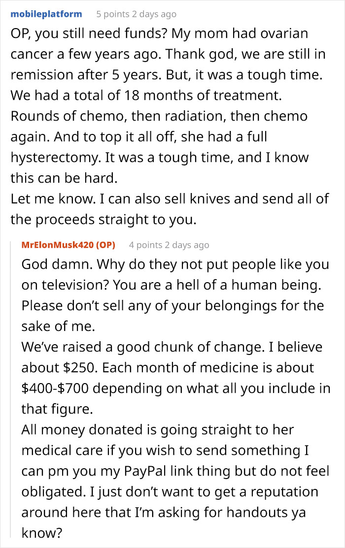 Guy Tries Selling His Grandfather's Tools To Pay For Mom's Cancer Treatment, People Don't Let Him