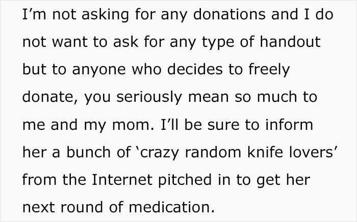 Guy Tries Selling His Grandfather's Tools To Pay For Mom's Cancer Treatment, People Don't Let Him Guy Tries Selling His Grandfather's Tools To Pay For Mom's Cancer Treatment, People Don't Let Him