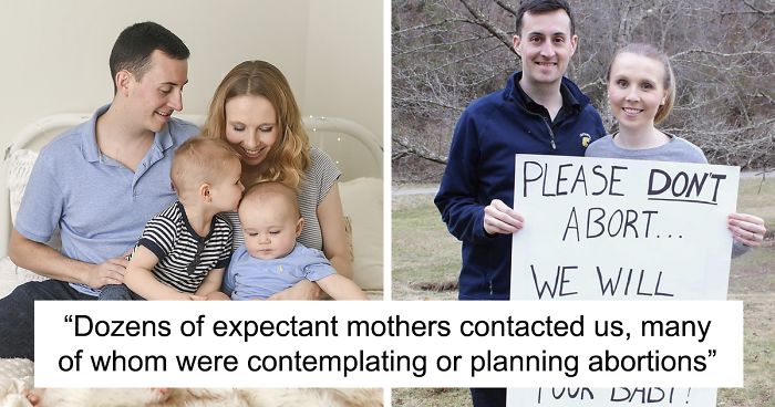Pro-Life Couple Goes Viral For Asking Women To Let Them Adopt Their Baby If They Are Considering Abortion And Succeeds