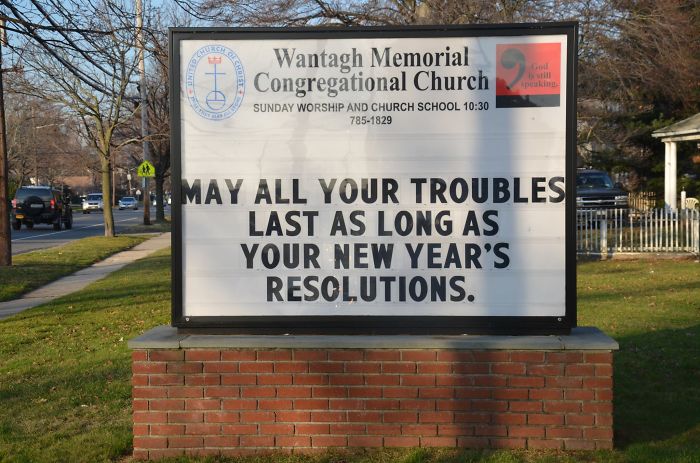 Wantagh Memorial Congregational Church Signs