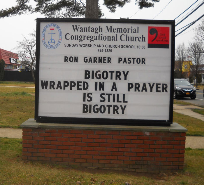 Wantagh Memorial Congregational Church Signs