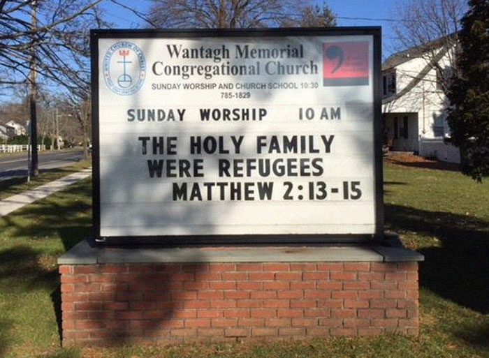 Wantagh Memorial Congregational Church Signs