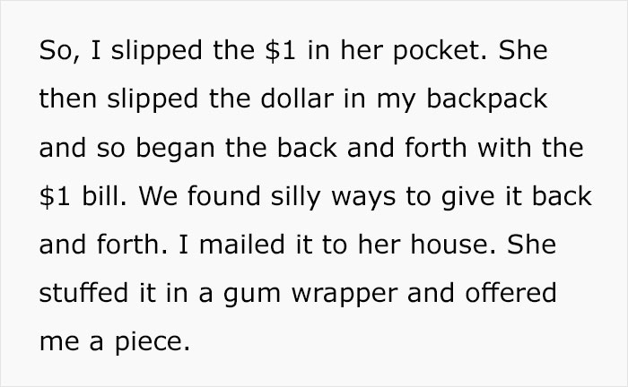 Guy Tries To Pay Back Girl $1, Turns Into A Back-And-Forth That Ends Up With Them Married With 3 Kids