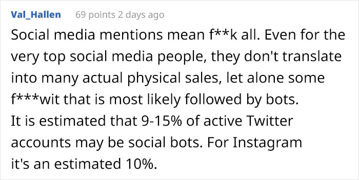 'Influencer' Expects To Get A Free Meal At This Restaurant 'For Exposure', Writes A Nasty One-Star Review When They Don't