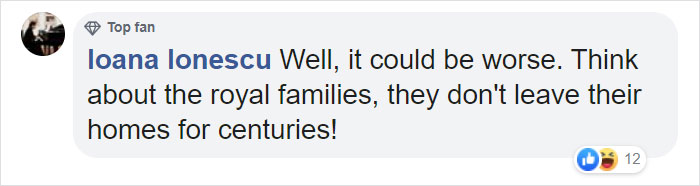 Comment about the age young people leave parents’ home, mentioning royal families who stay at home for centuries. Comment about the age young people leave parents’ home, mentioning royal families who stay at home for centuries.