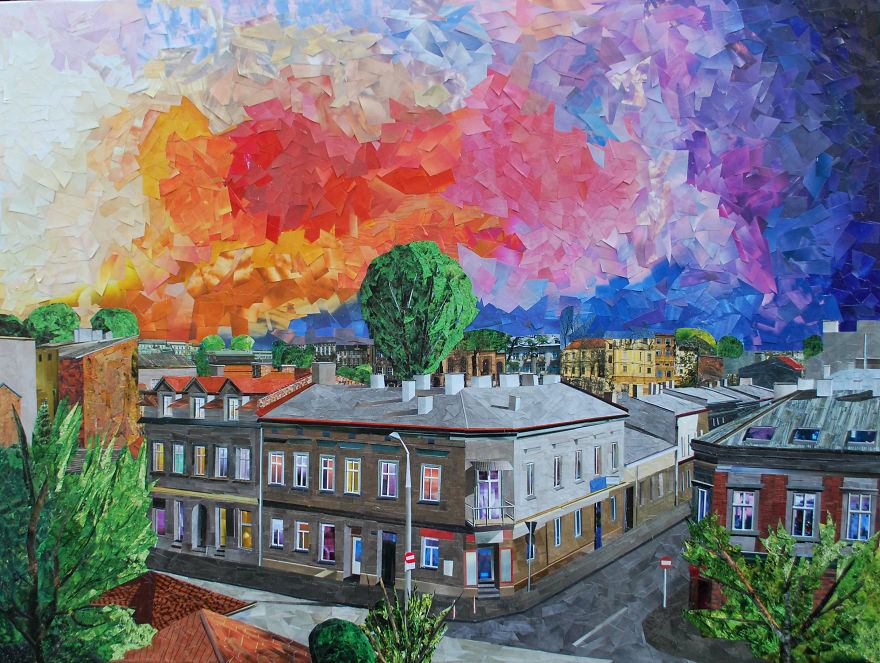 "Rynek Dębnicki 2019", 90x120 cm