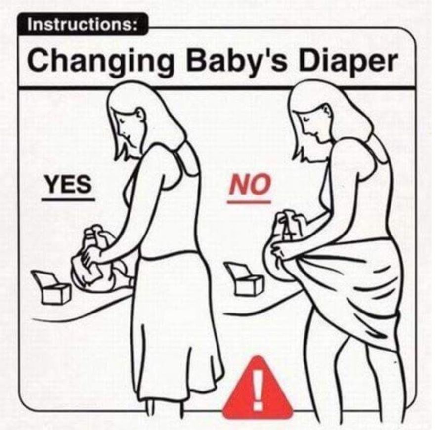 How To Look After A Baby (Funny Pics)