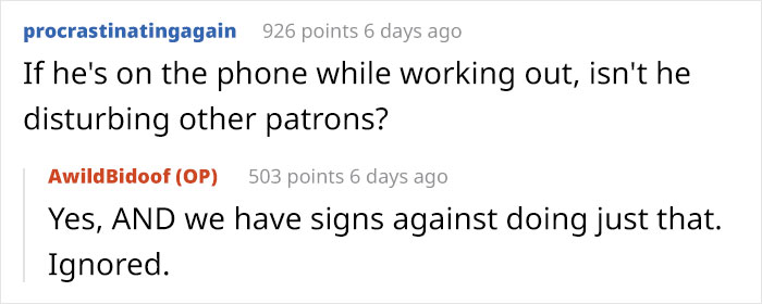 Gym Worker Plans And Executes Long-Term Revenge On Rude Customer Who Called Him 'Robotic' Gym Worker Plans And Executes Long-Term Revenge On Rude Customer Who Called Him 'Robotic'