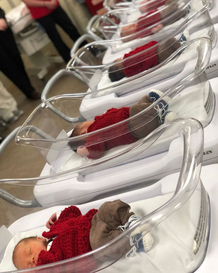 Hospital Dresses Newborns In Cute Red Cardigans To Honor Mister Rogers