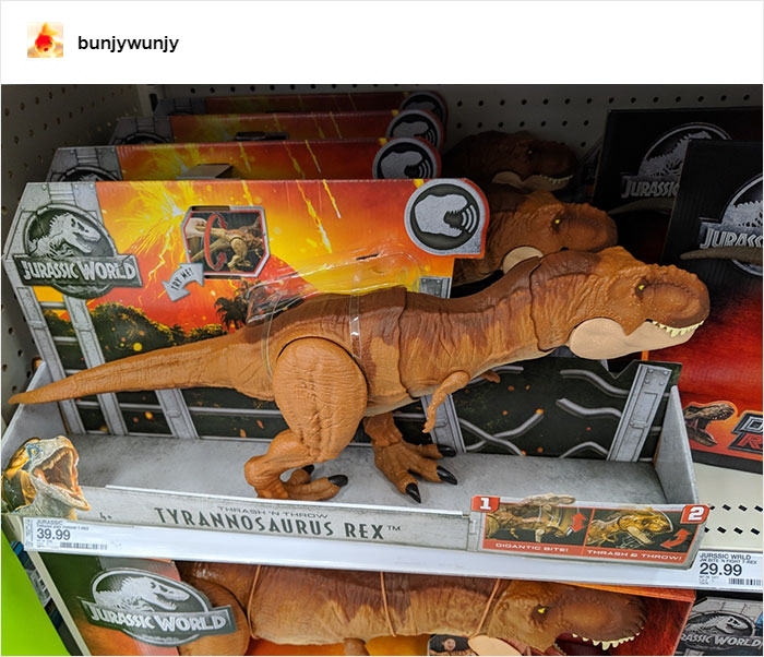 Mom Didn't Let Her Kid Buy A T-Rex Because It's 'Too Violent', They Buy One When They Grow Up And The Pics Are Hilarious Mom Didn't Let Her Kid Buy A T-Rex Because It's 'Too Violent', They Buy One When They Grow Up And The Pics Are Hilarious