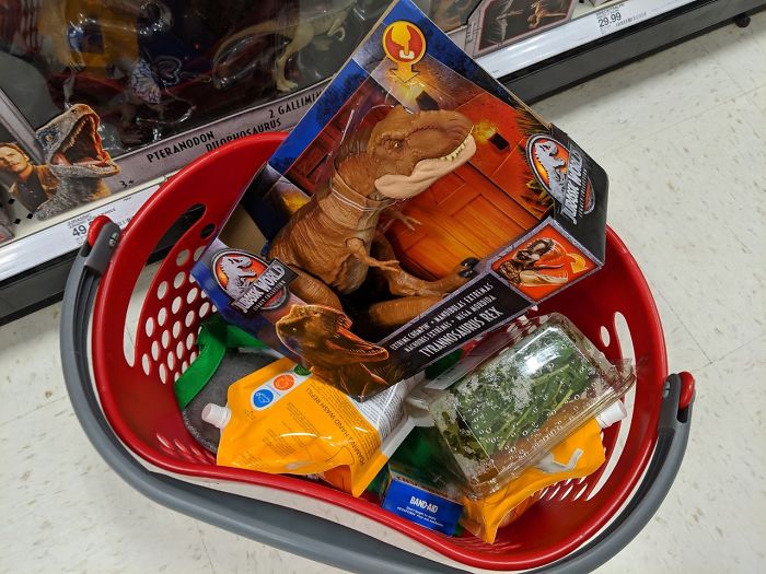 Mom Didn't Let Her Kid Buy A T-Rex Because It's 'Too Violent', They Buy One When They Grow Up And The Pics Are Hilarious Mom Didn't Let Her Kid Buy A T-Rex Because It's 'Too Violent', They Buy One When They Grow Up And The Pics Are Hilarious