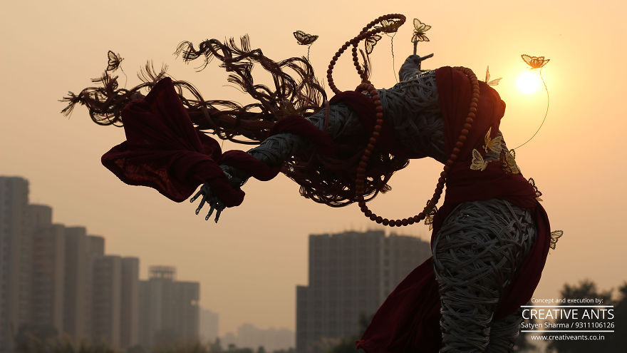 I Made A Sculpture Out Of Stainless Steel Wires Called "Viola" I Made A Sculpture Out Of Stainless Steel Wires Called "Viola"