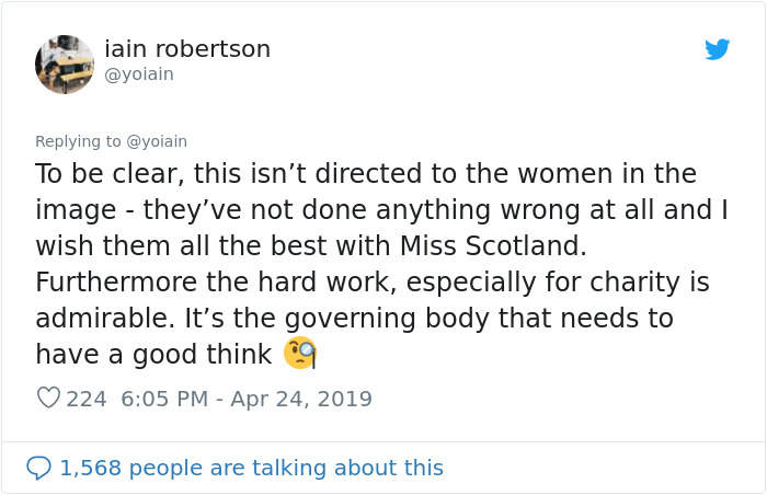 Guy Claiming Miss Scotland Pageant Looks 'Too White' Gets Shut Down With Hilarious Comments