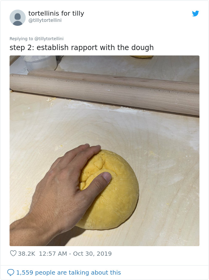 This Guy Created A Twitter Account Just To Show His Tinder Match His Pasta Making Skills This Guy Created A Twitter Account Just To Show His Tinder Match His Pasta Making Skills