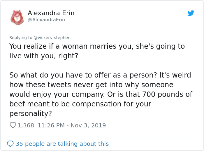 'Nice' Guy Is Disappointed At Women Choosing 'Losers' Instead Of 'Providers' Like Him, And The Comments Are Hilarious 'Nice' Guy Is Disappointed At Women Choosing 'Losers' Instead Of 'Providers' Like Him, And The Comments Are Hilarious