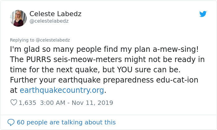 Seismologist Explains How To Make An Earthquake Early Warning System With Cats Seismologist Explains How To Make An Earthquake Early Warning System With Cats