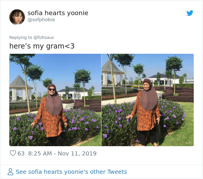 This Stylish Grandma Matches Her Outfits With The Flowers In Her Garden And Goes Viral