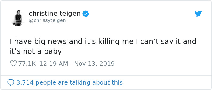 John Legend Is Named 2019's Sexiest Man Alive And His Wife Chrissy Teigen Can't Stop Trolling Him