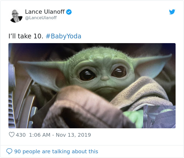 50-Year-Old Baby Version Of "Yoda" Appeared In 'The Mandalorian' Episode, And People Can't Handle The Cuteness 50-Year-Old Baby Version Of "Yoda" Appeared In 'The Mandalorian' Episode, And People Can't Handle The Cuteness