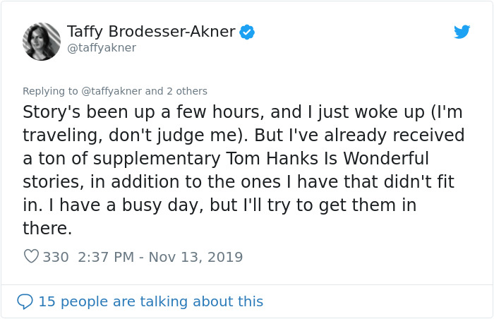 Tom Hanks Is The Nicest Guy In Hollywood And People Are Sharing The Reasons Why