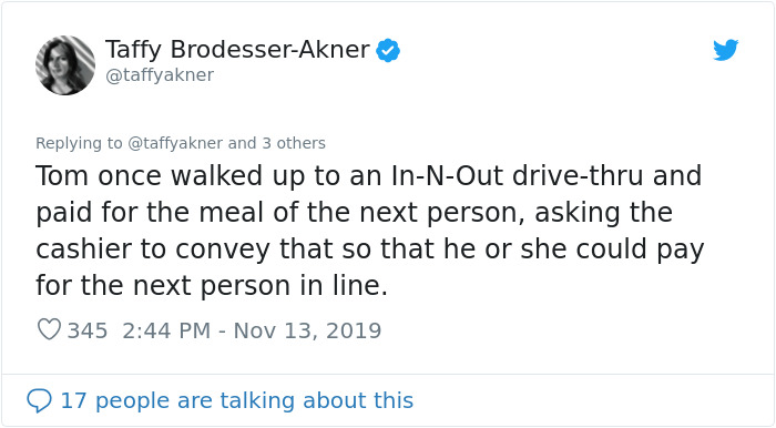 Tom Hanks Is The Nicest Guy In Hollywood And People Are Sharing The Reasons Why