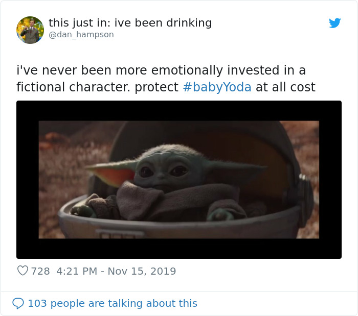 50-Year-Old Baby Version Of "Yoda" Appeared In 'The Mandalorian' Episode, And People Can't Handle The Cuteness 50-Year-Old Baby Version Of "Yoda" Appeared In 'The Mandalorian' Episode, And People Can't Handle The Cuteness