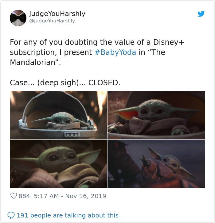 50-Year-Old Baby Version Of "Yoda" Appeared In 'The Mandalorian' Episode, And People Can't Handle The Cuteness 50-Year-Old Baby Version Of "Yoda" Appeared In 'The Mandalorian' Episode, And People Can't Handle The Cuteness