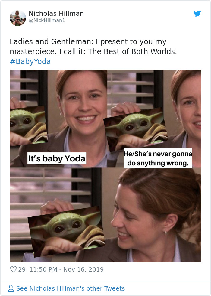 50-Year-Old Baby Version Of "Yoda" Appeared In 'The Mandalorian' Episode, And People Can't Handle The Cuteness 50-Year-Old Baby Version Of "Yoda" Appeared In 'The Mandalorian' Episode, And People Can't Handle The Cuteness