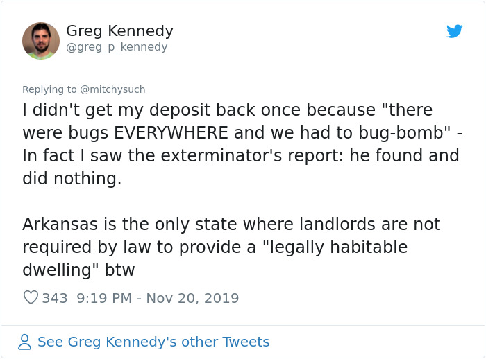 Jerk Landlord Accidentally Reveals Why Some Landlords Never Give Back Your Deposit Jerk Landlord Accidentally Reveals Why Some Landlords Never Give Back Your Deposit